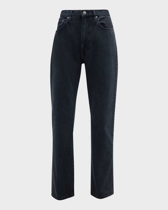 Regular Fit Ankle Hem Jeans